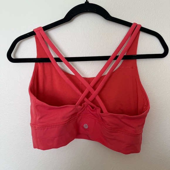 Lululemon Pink Energy Sports Bra Size 10 - Picture 2 of 4